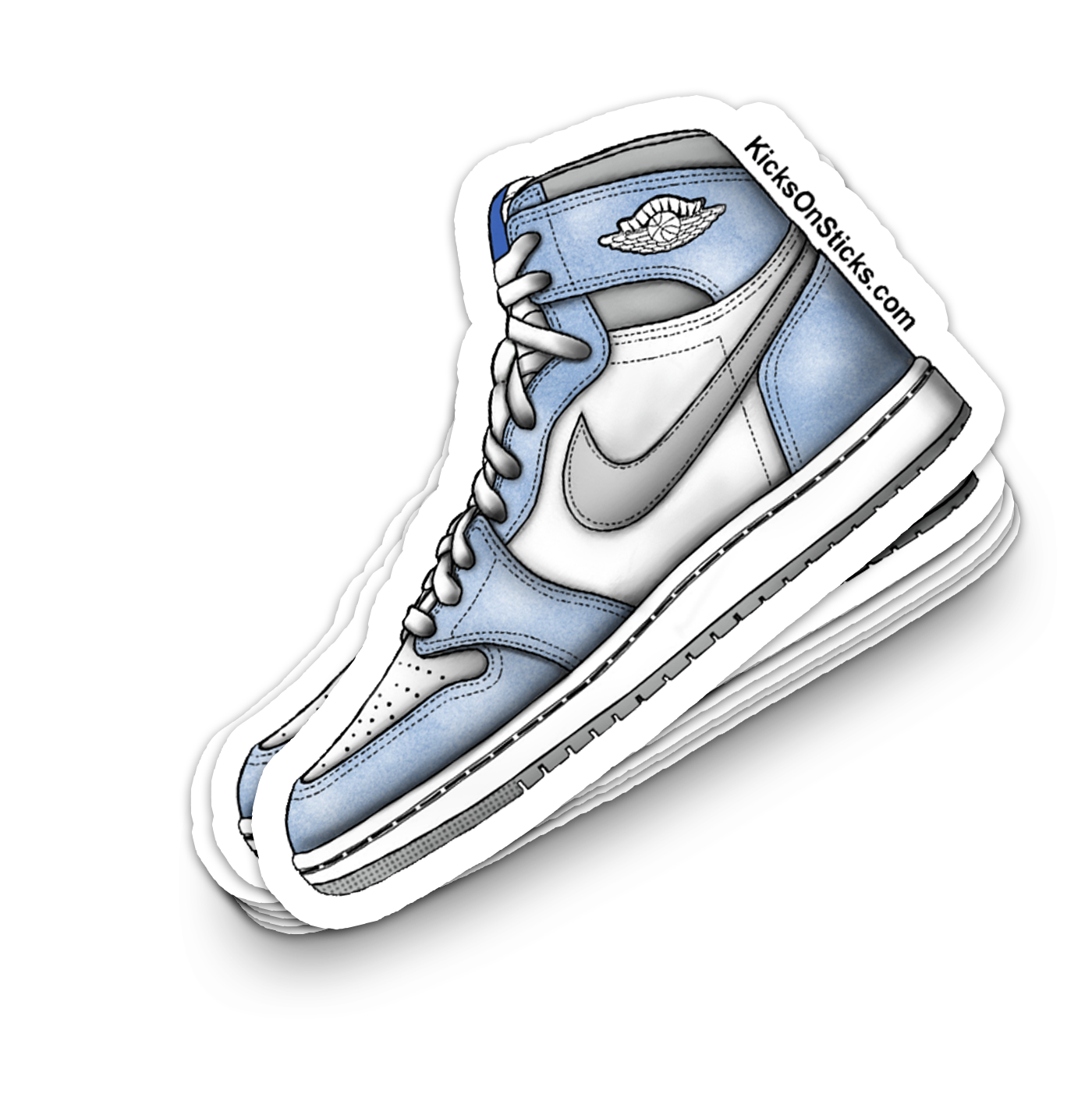 Jordan 1 "Hyper Royal 2021" Sneaker Sticker