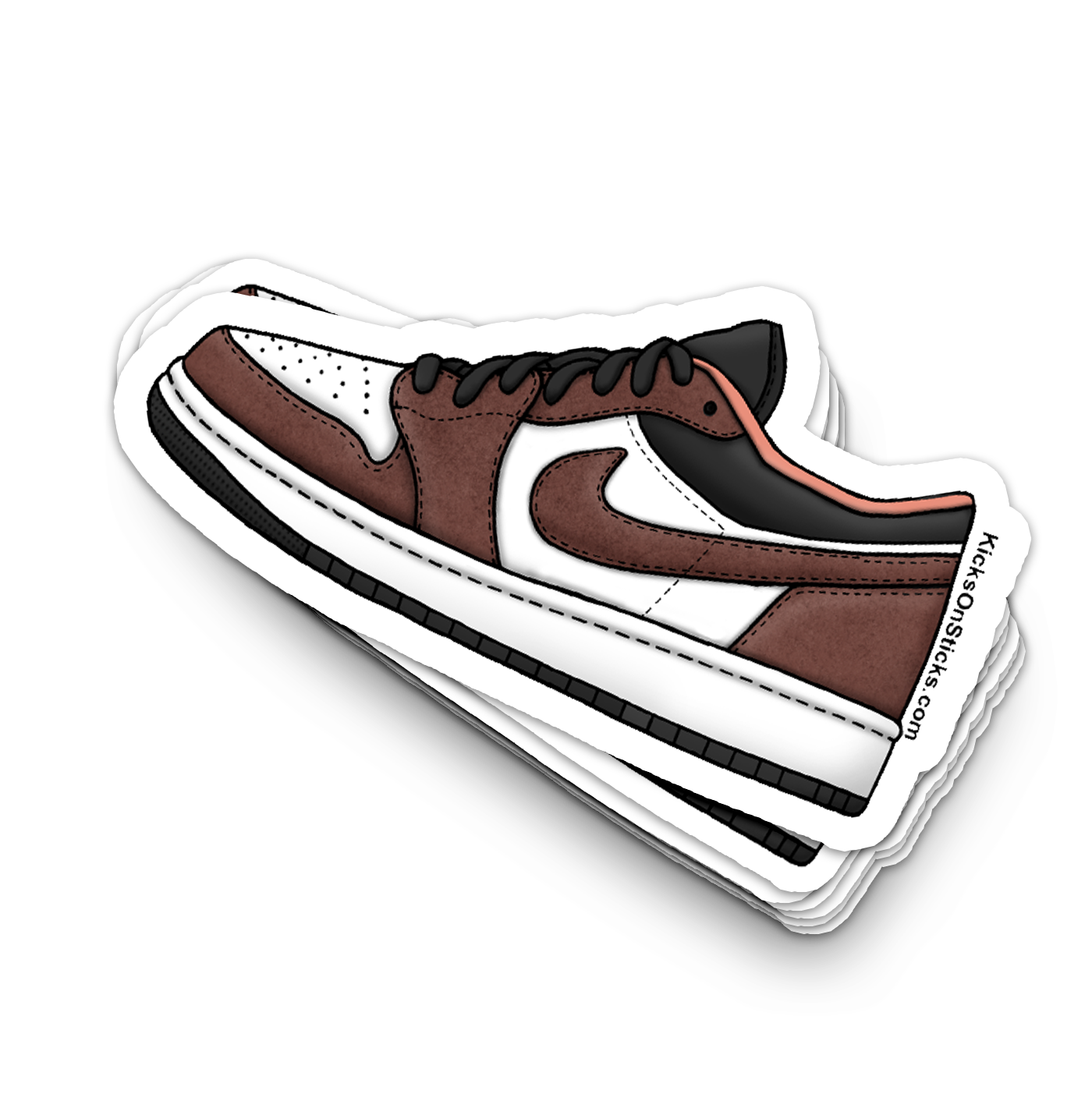 Jordan 1 Low "Mocha" Sneaker Sticker