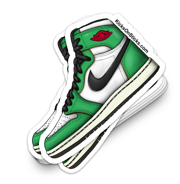 Jordan 1 "Lucky Green" Sneaker Sticker