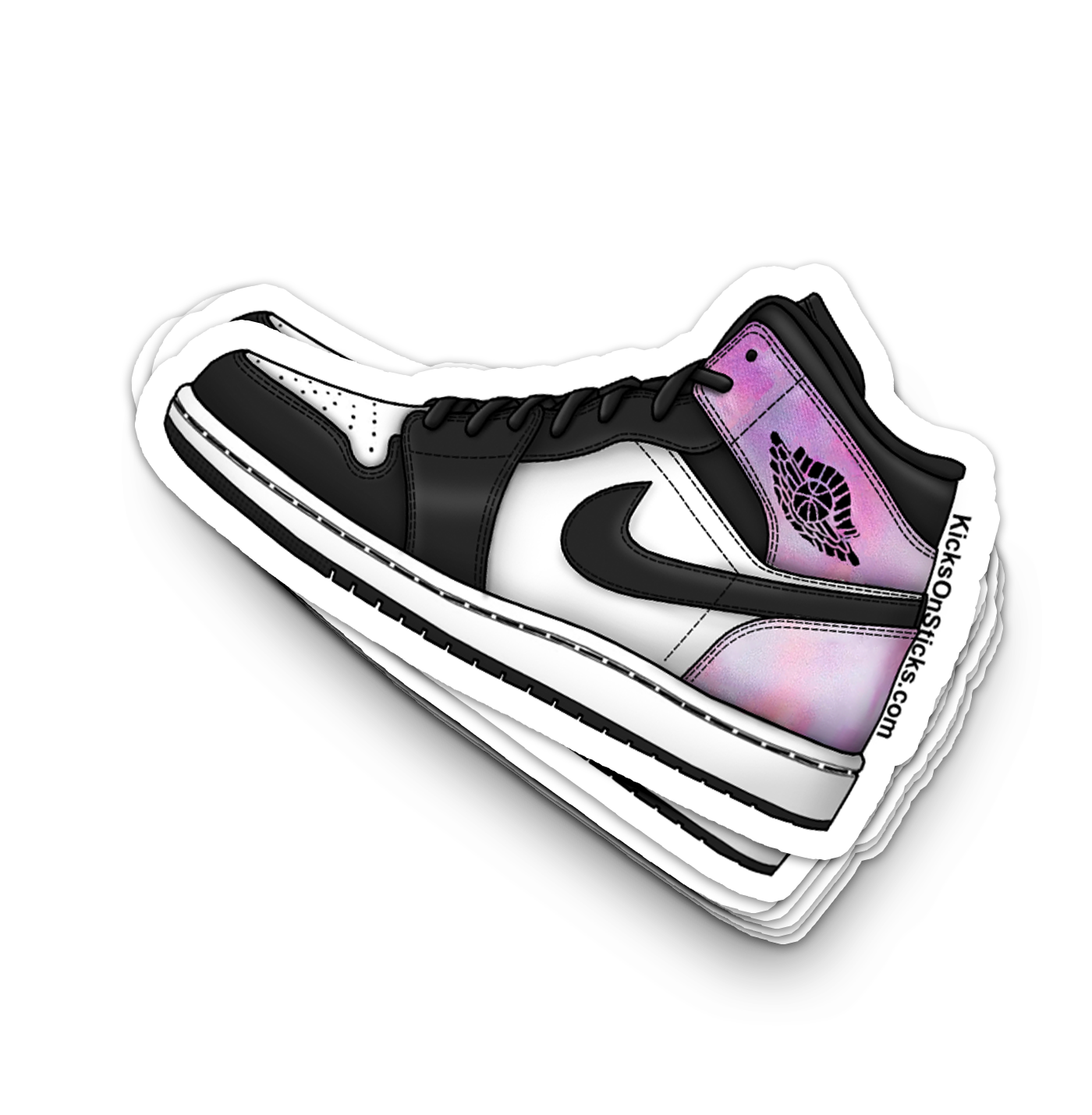 Jordan 1 Mid "Amethyst" Sneaker Sticker