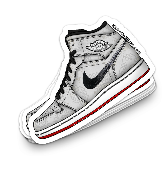Jordan 1 Mid "Clot" Sneaker Sticker