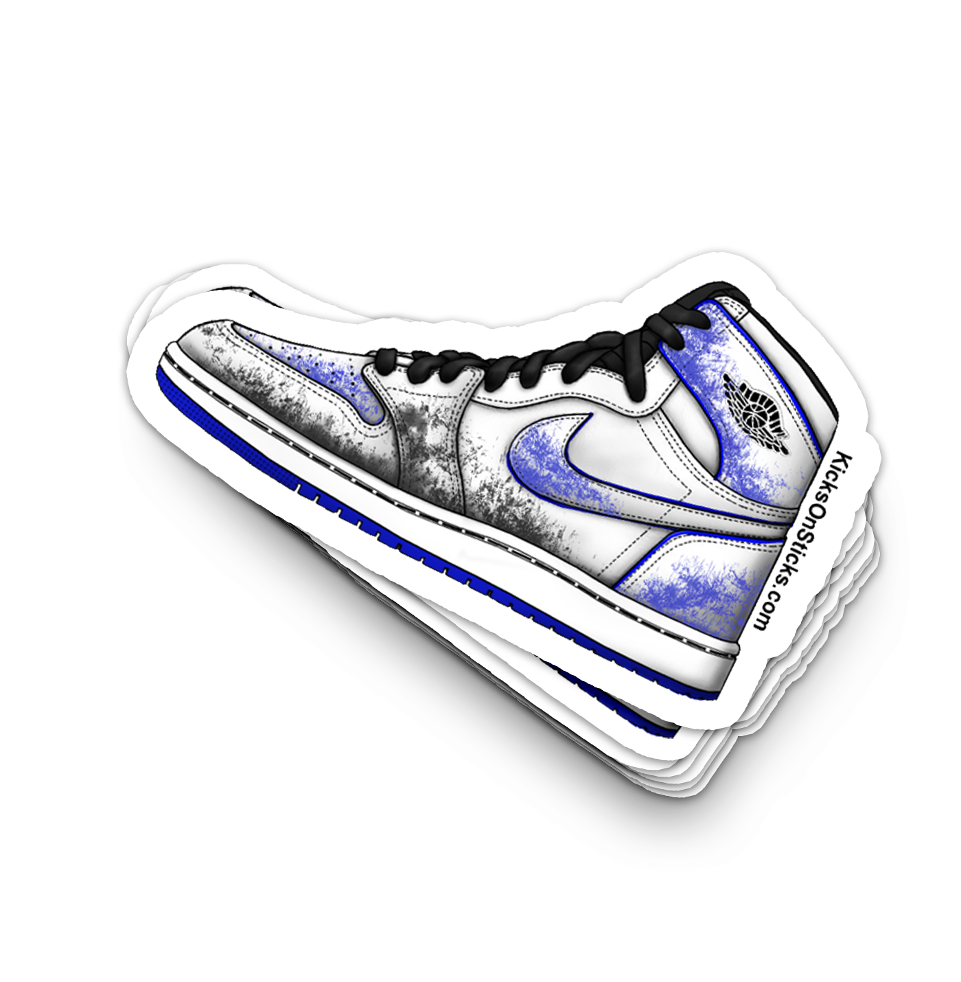 Jordan 1 SB "Lance Mountain White Distressed" Sneaker Sticker