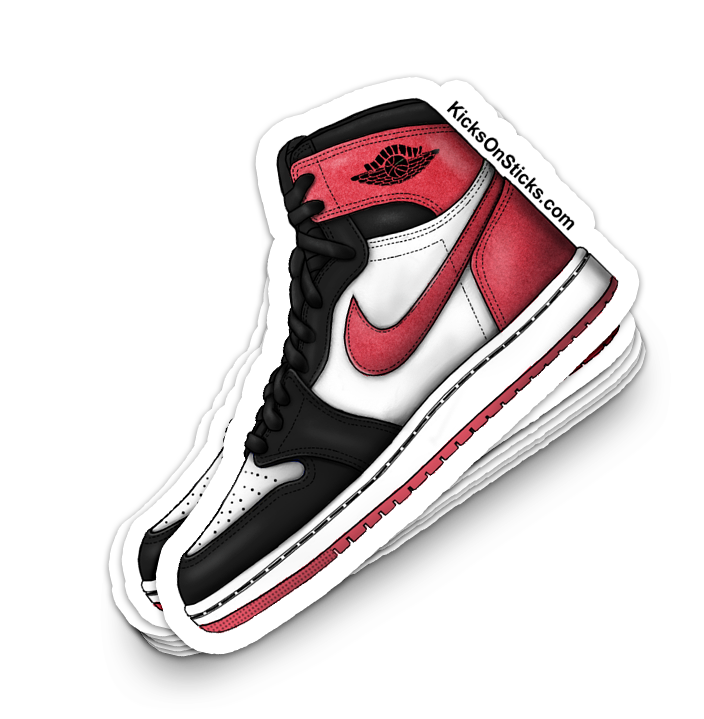 Jordan 1 "Track Red" Sneaker Sticker