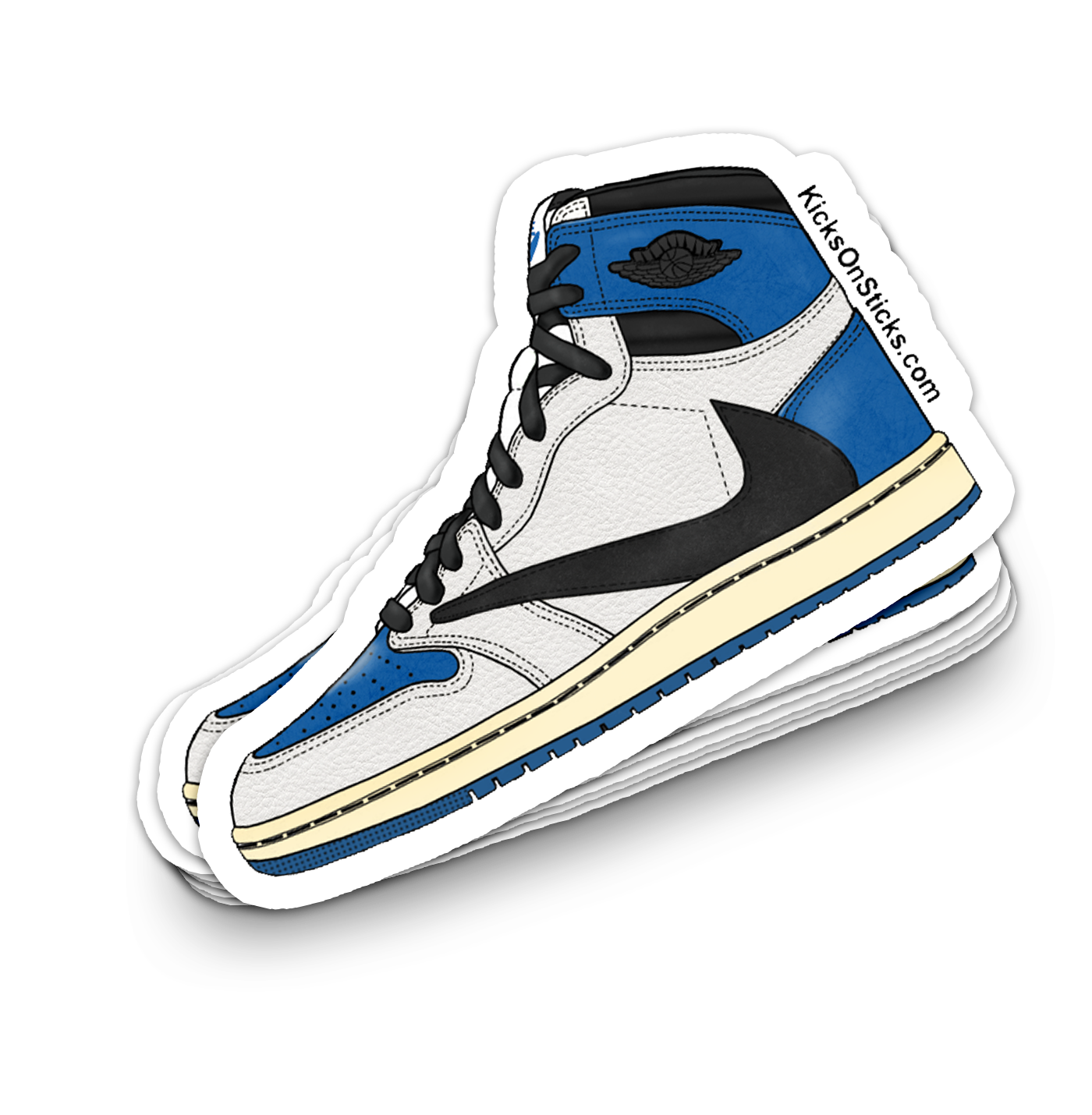 Jordan 1 "Travis Scott x Fragment" Sneaker Sticker