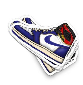 Jordan 1 "Union Blue Toe" Sneaker Sticker