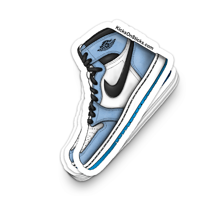 Jordan 1 "University Blue" Sneaker Sticker