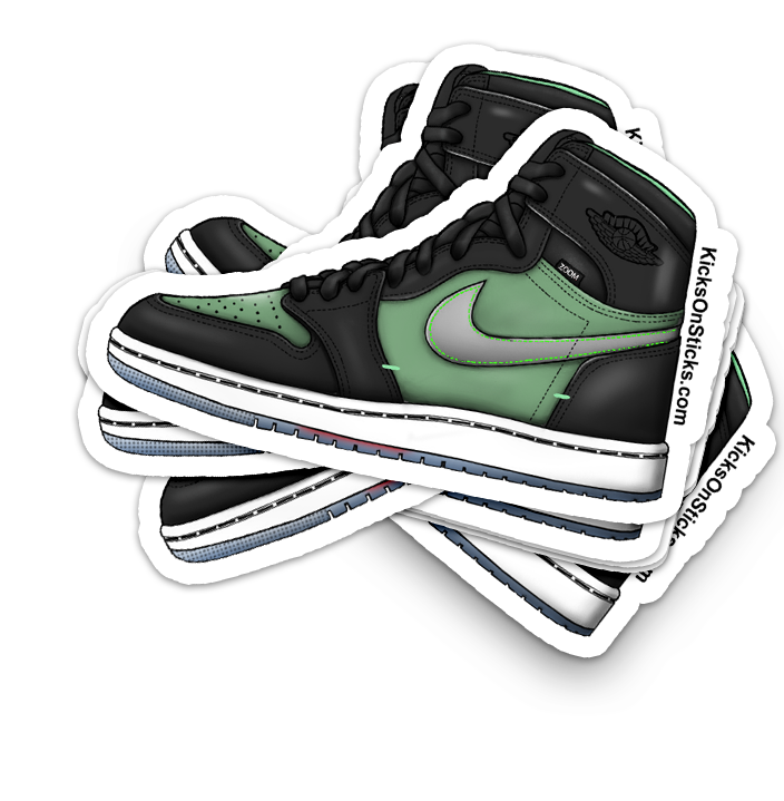 Jordan 1 "Zoom Zen Green" Sneaker Sticker