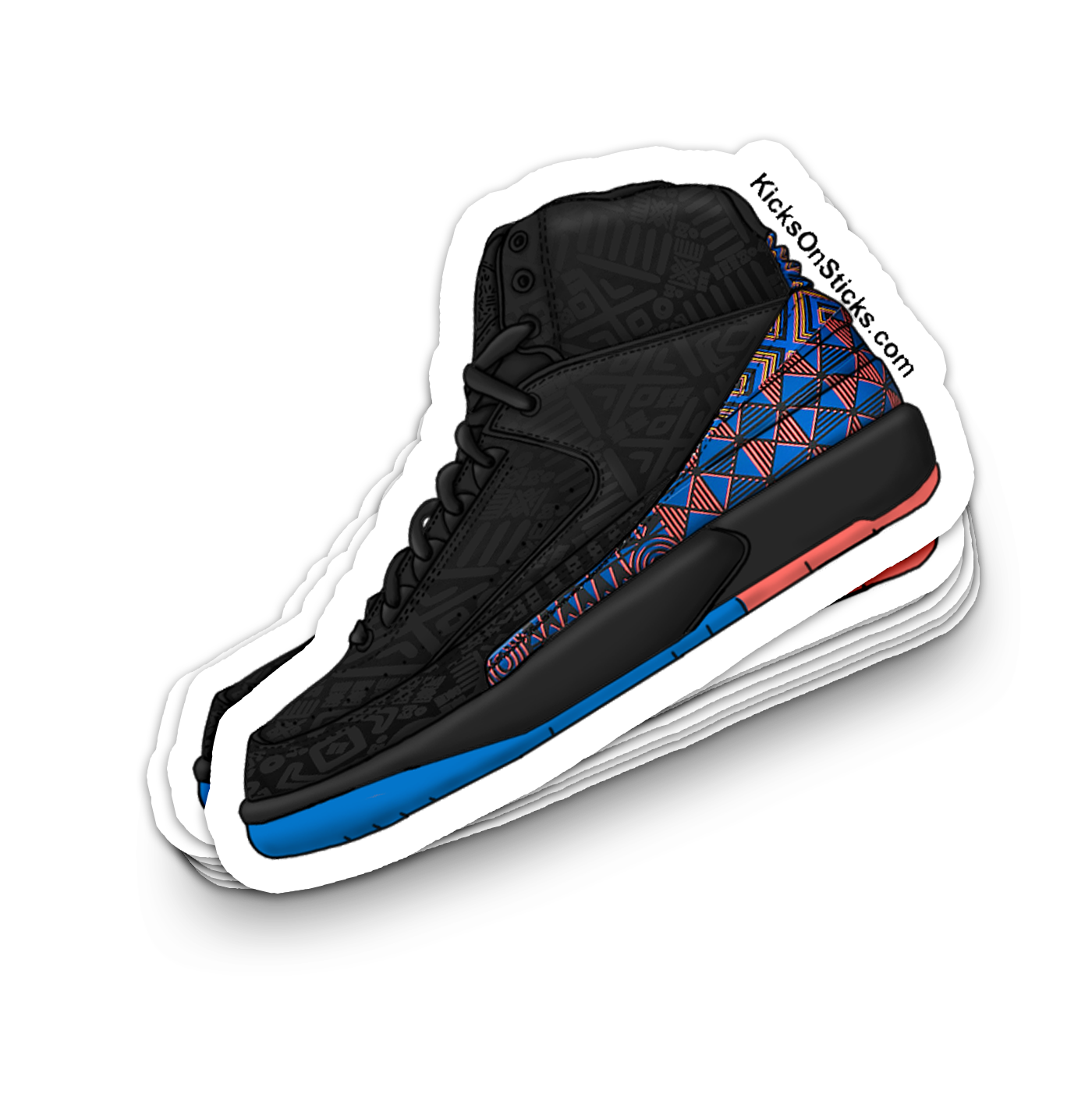 Jordan 2 "BHM" Sneaker Sticker