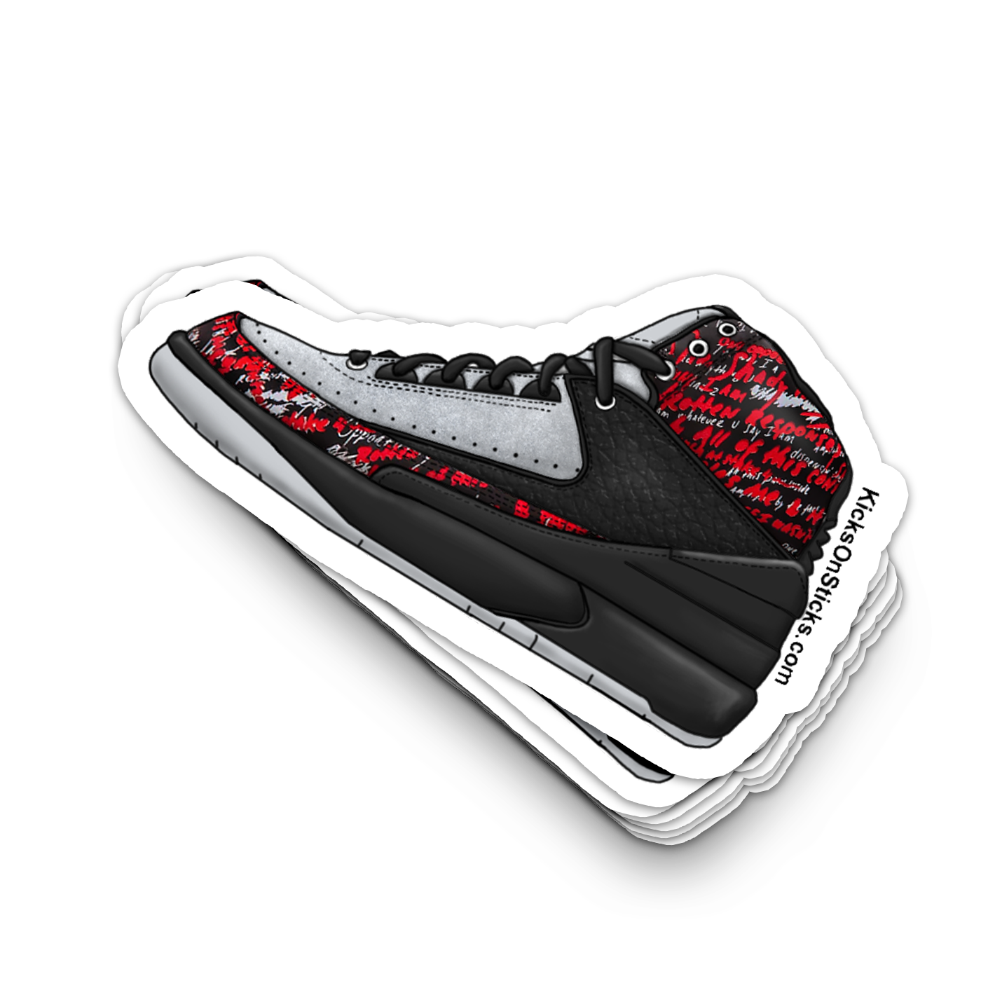 Jordan 2 "Eminem" Sneaker Sticker