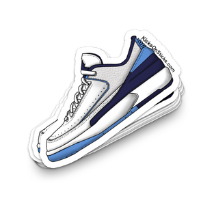 Jordan 2 Low "University Blue" Sneaker Sticker