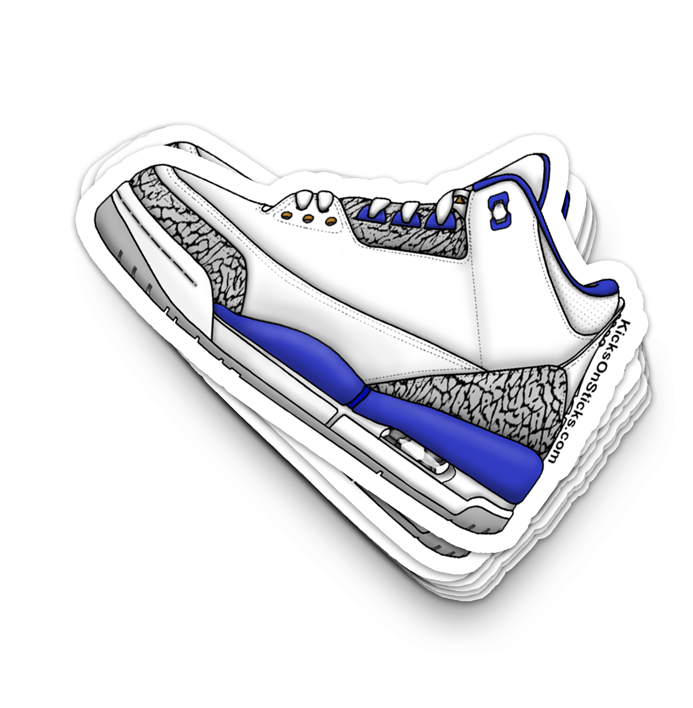 Jordan 3 "Wizards" Sneaker Sticker