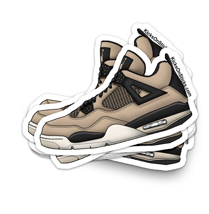 Jordan 4 "Fossil" Sneaker Sticker