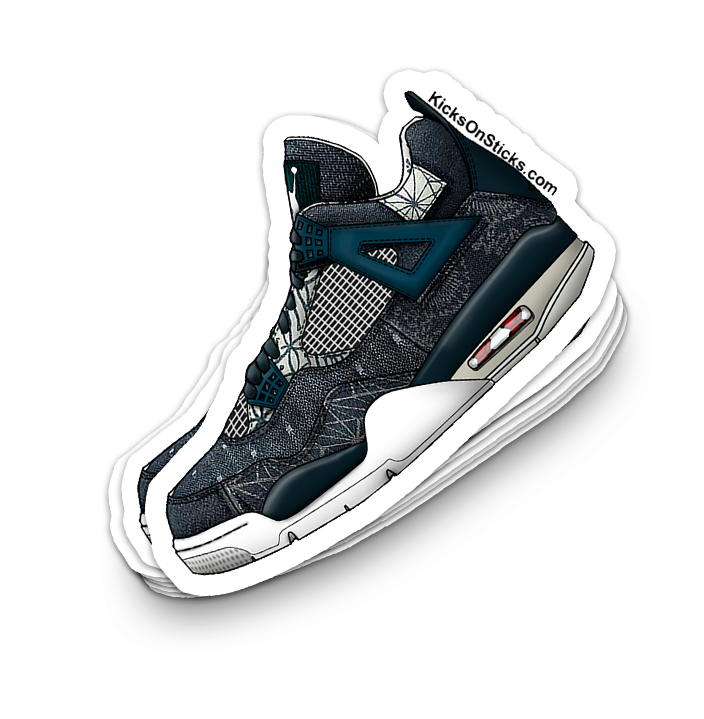 Jordan 4 "Sashiko" Sneaker Sticker
