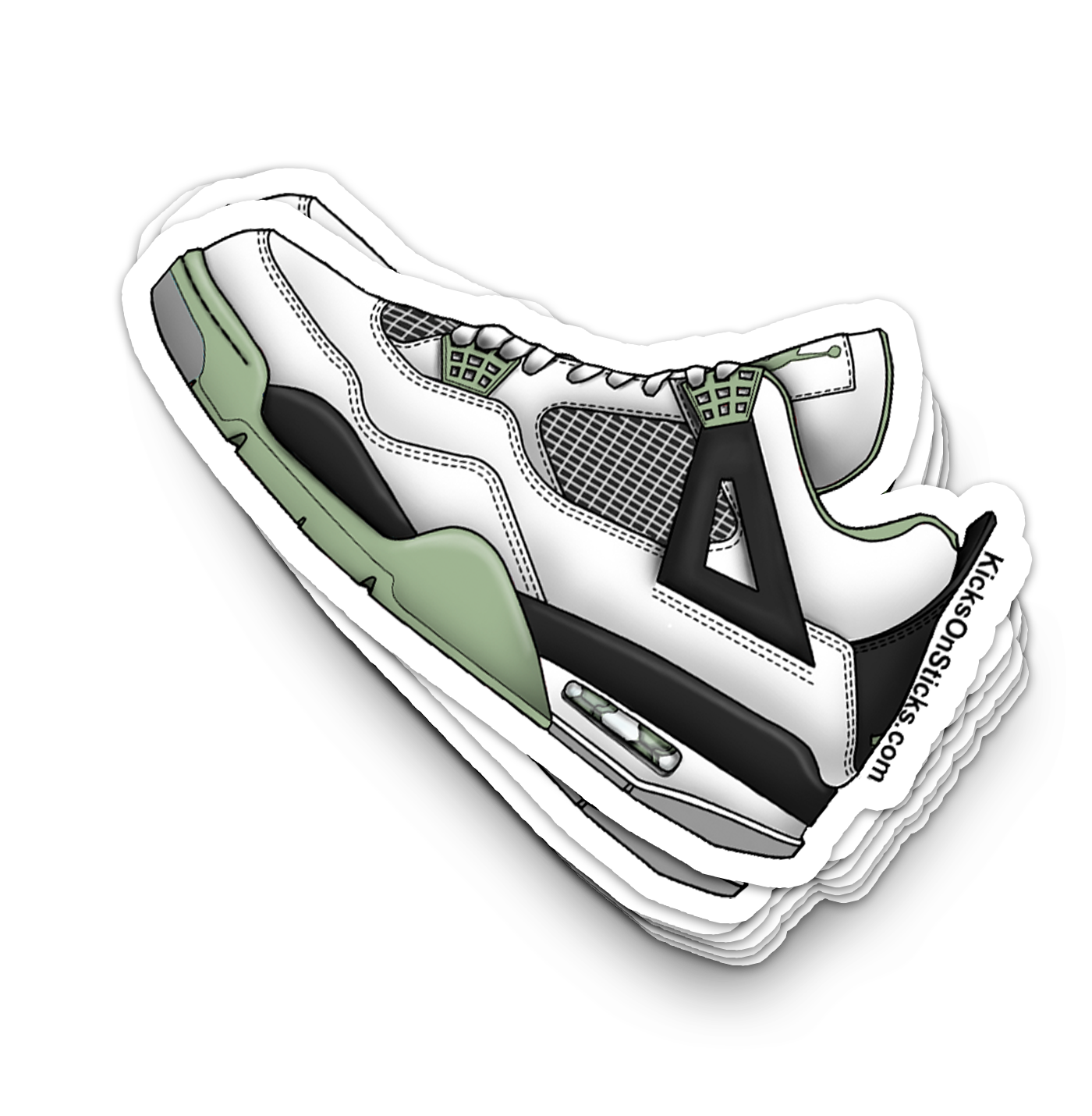 Jordan 4 "Seafoam" Sneaker Sticker