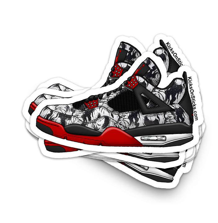 Jordan 4 "Tattoo" Sneaker Sticker