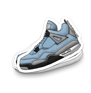 Jordan 4 "University Blue" Sneaker Sticker