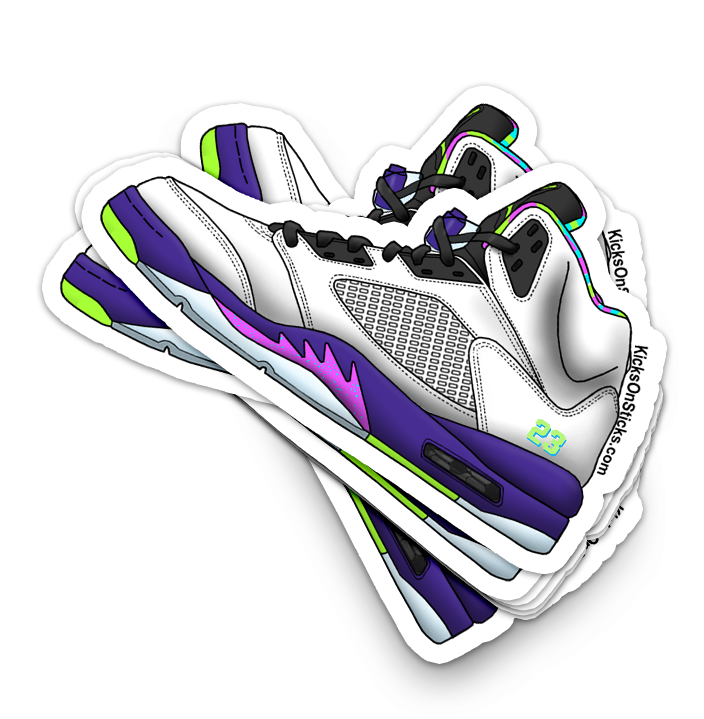 Jordan 5 "Bel Air Alternate" Sneaker Sticker