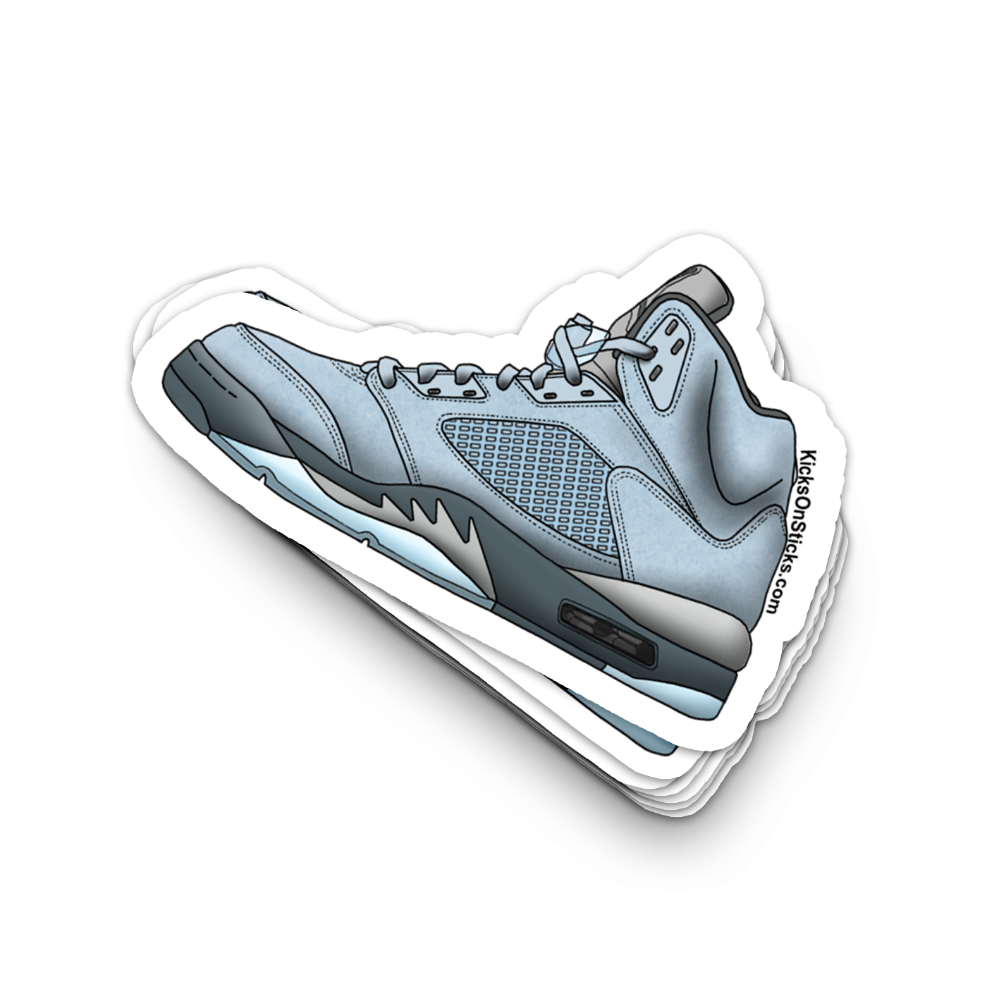 Jordan 5 "Bluebird" Sneaker Sticker