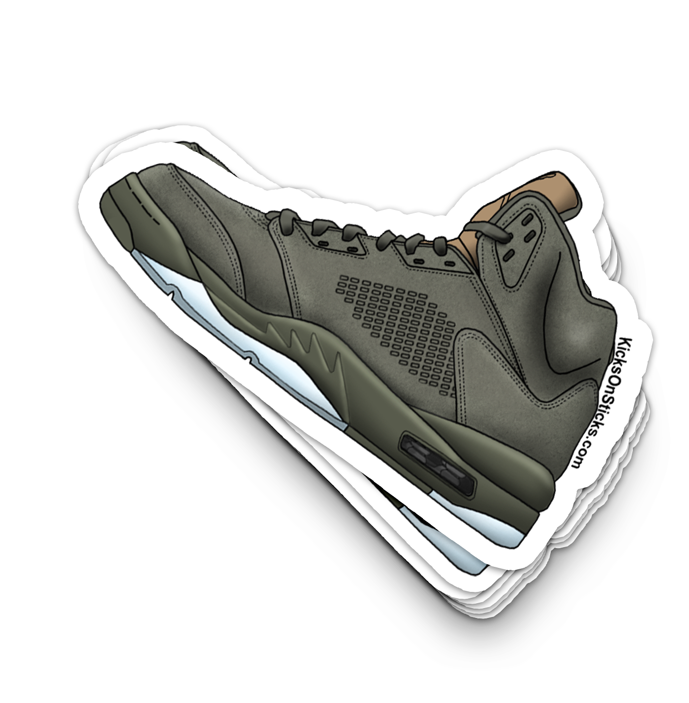 Jordan 5 "Pinnacle Take Flight" Sneaker Sticker