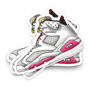 Jordan 6 "Hare" Sneaker Sticker