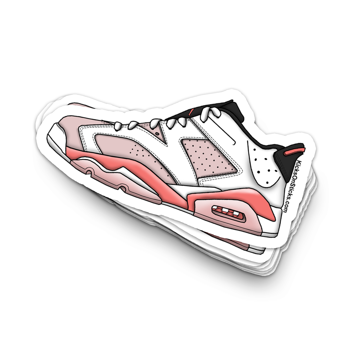 Jordan 6 Low "Atmosphere" Sneaker Sticker