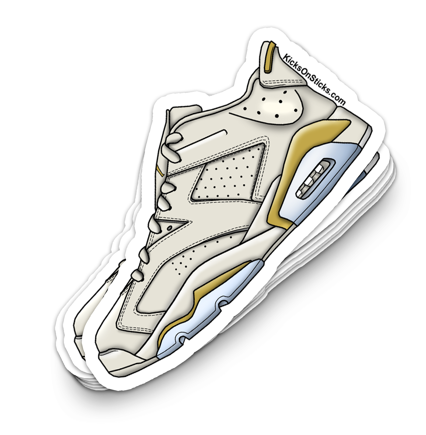 Jordan 6 Low "Lunar New Year" Sneaker Sticker