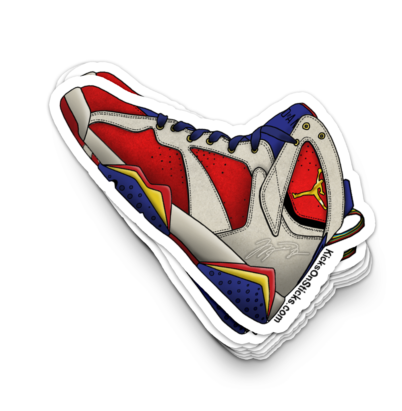 Jordan 7 "Trophy Room" Sneaker Sticker
