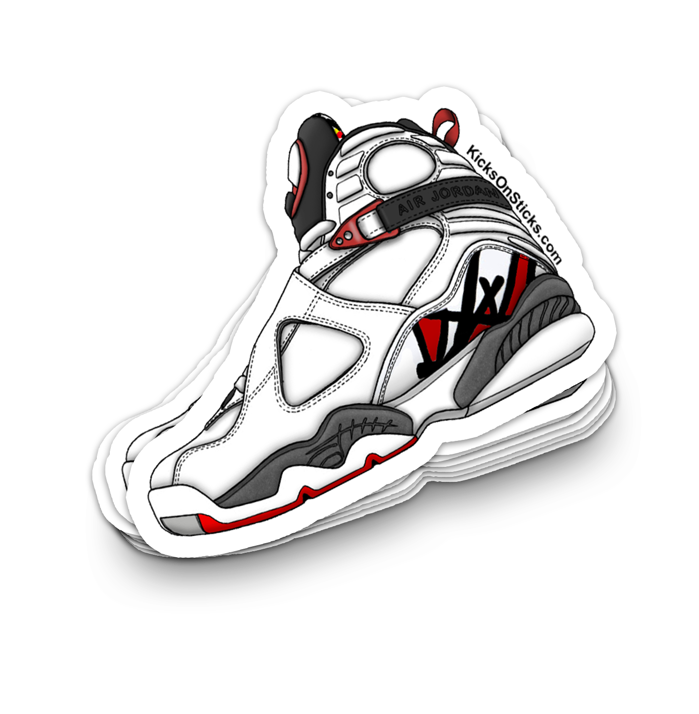 Jordan 8 "Alternate" Sneaker Sticker