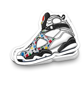Jordan 8 "Quai 54 F&F" Sneaker Sticker