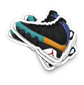 Jordan  9 "BHM" Sneaker Sticker