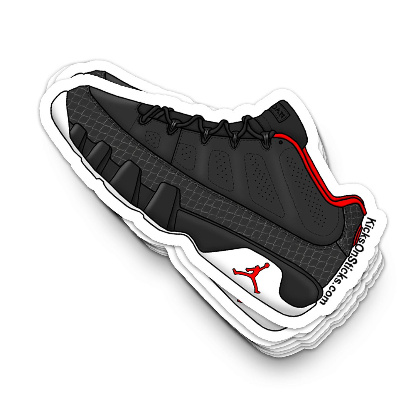 Jordan 9 Low "Snakeskin" Sneaker Sticker