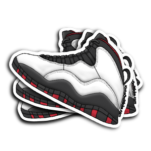 Jordan 10 "Chicago" Sneaker Sticker