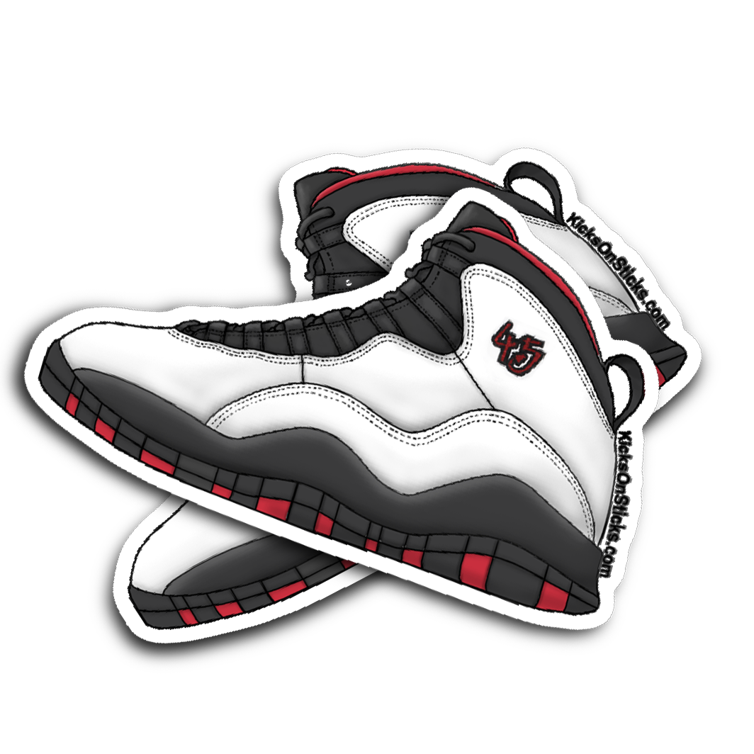 Jordan 10 "Double Nickel" Sneaker Sticker