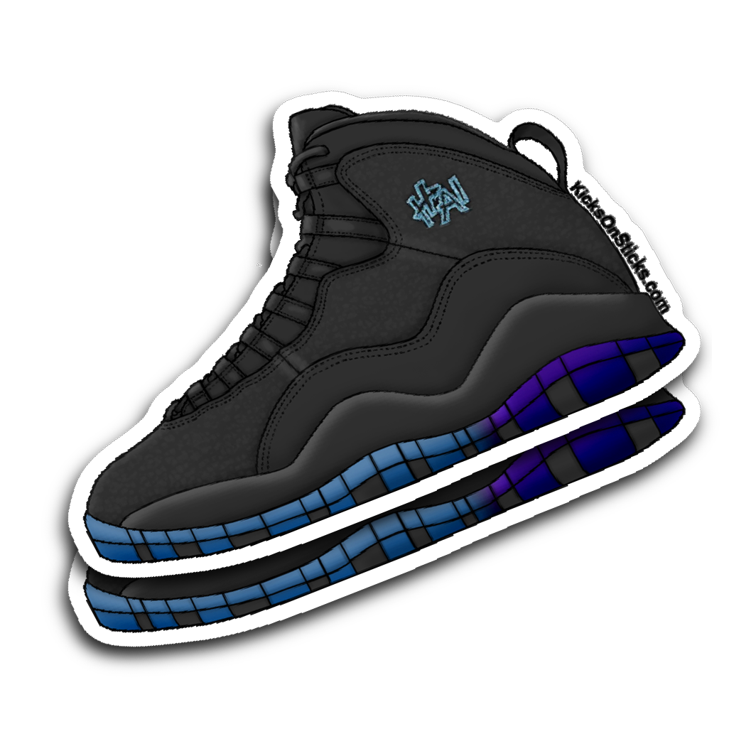 Jordan 10 "Shanghai" Sneaker Sticker