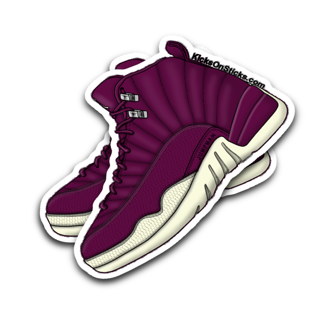 Jordan 12 "Bordeaux" Sneaker Sticker