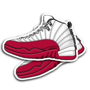 Jordan 12 "Cherry" Sneaker Sticker
