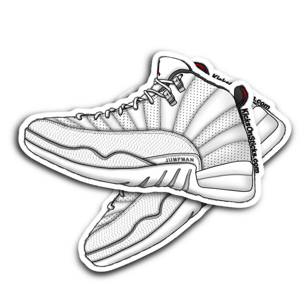 Jordan 12 "Rising Sun" Sneaker Sticker