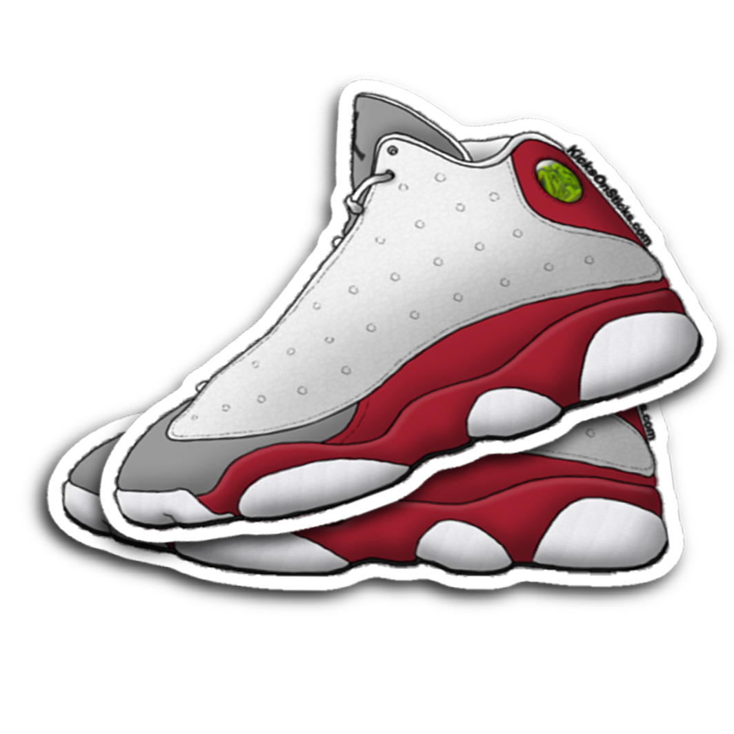 Jordan 13 Grey Toe Sneaker Sticker