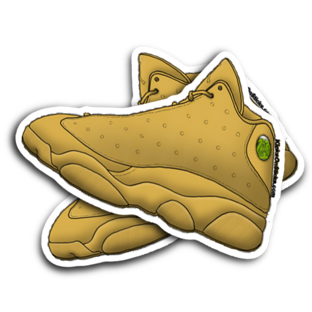 Jordan 13 "Wheat" Sneaker Sticker