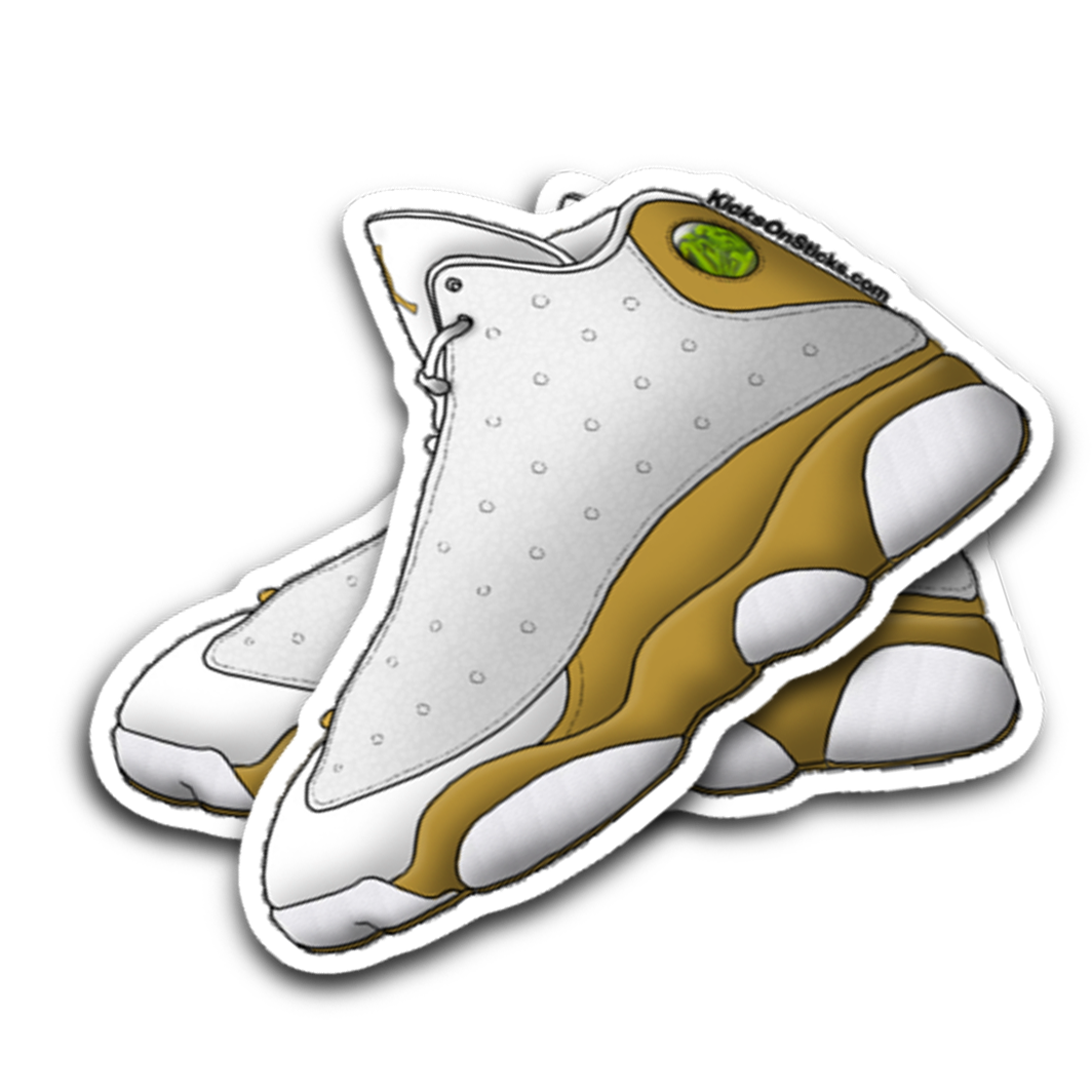 Jordan 13 "White Wheat" Sneaker Sticker