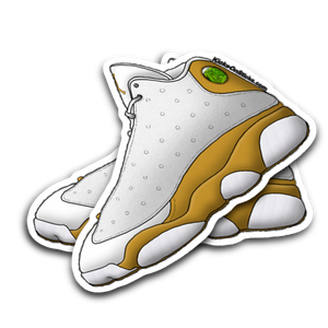 Jordan 13 "White Wheat" Sneaker Sticker