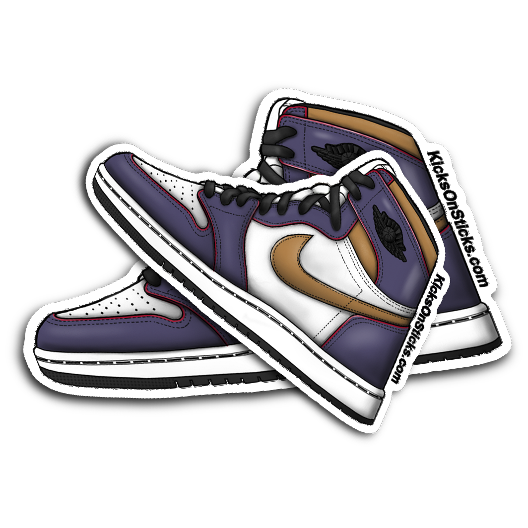 Jordan 1 "LA to CHI" Sneaker Sticker