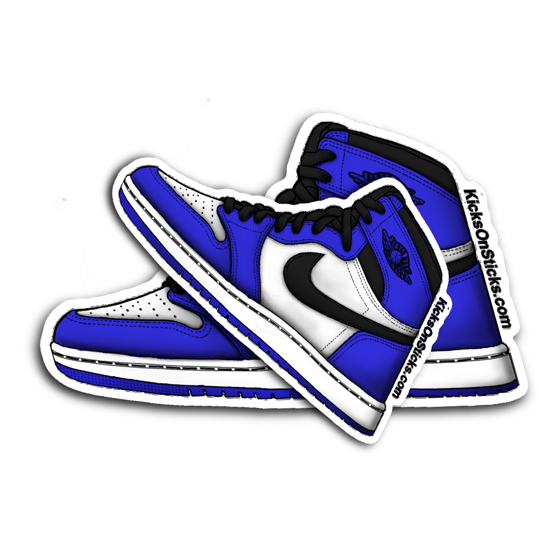 Jordan 1 "Game Royal" Sneaker Sticker