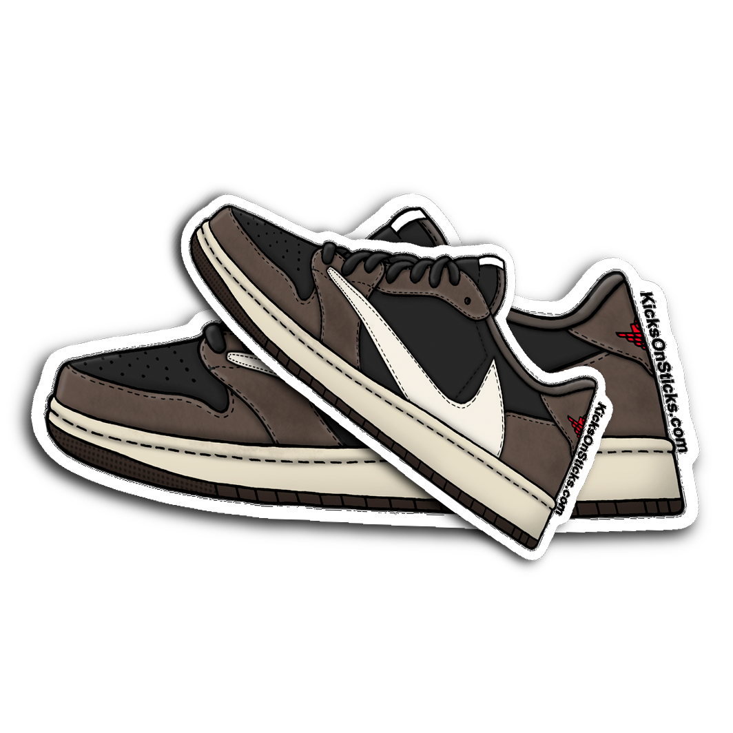 Jordan 1 Low "Travis Scott" Sneaker Sticker