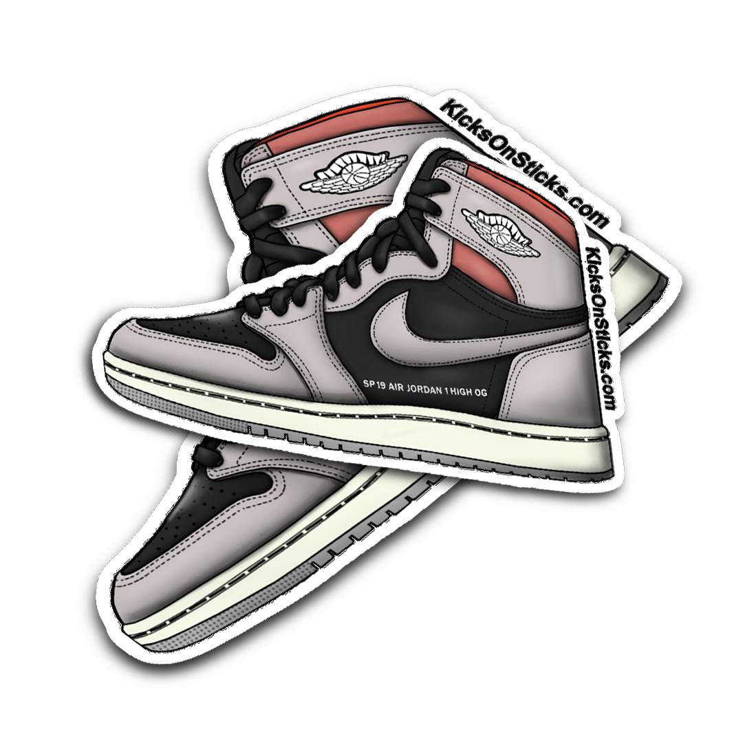Jordan 1 "Neutral Grey Black" Sneaker Sticker