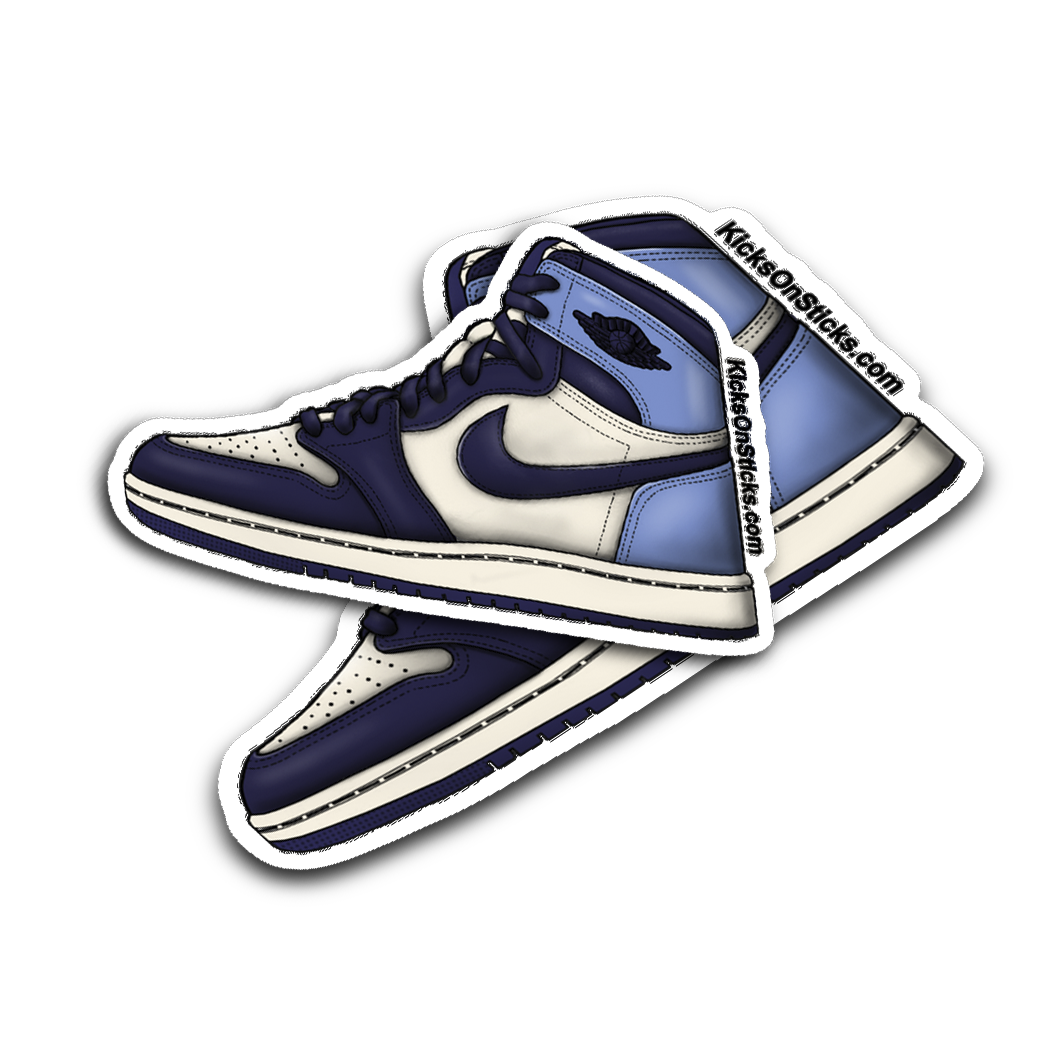 Jordan 1 "Obsidian" Sneaker Sticker