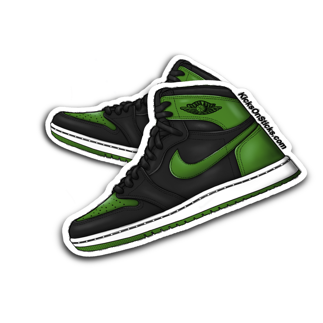 green jordan 1 cartoon