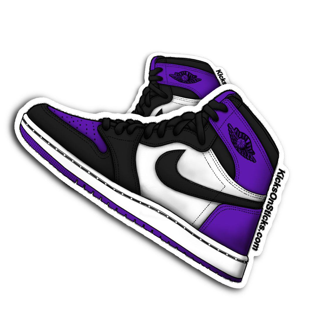 Purple toe jordan 1 best sale