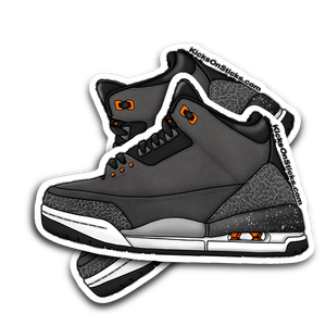 Jordan 3 "Fear" Sneaker Sticker