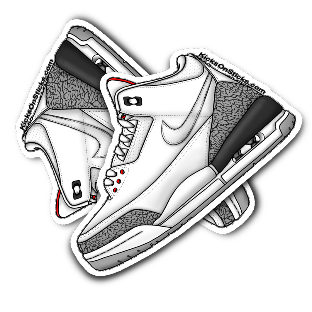 Jordan 3 "JTH" Sneaker Sticker